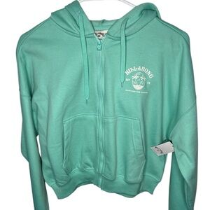 Billabong Aqua Zip-Up Hoodie